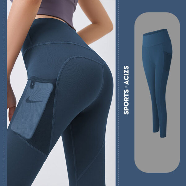 Yoga Pants Women With Pocket Leggings Sport Girl Gym Leggings Women Tummy Control Jogging Tights Female Fitness Pants - Image 7