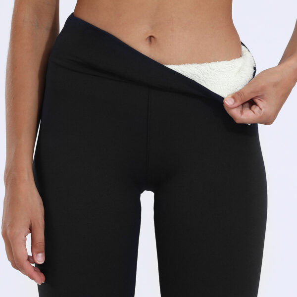 Winter Leggings Warm Thick High Stretch Lamb Cashmere Leggins Skinny Fitness Woman Pants - Image 2