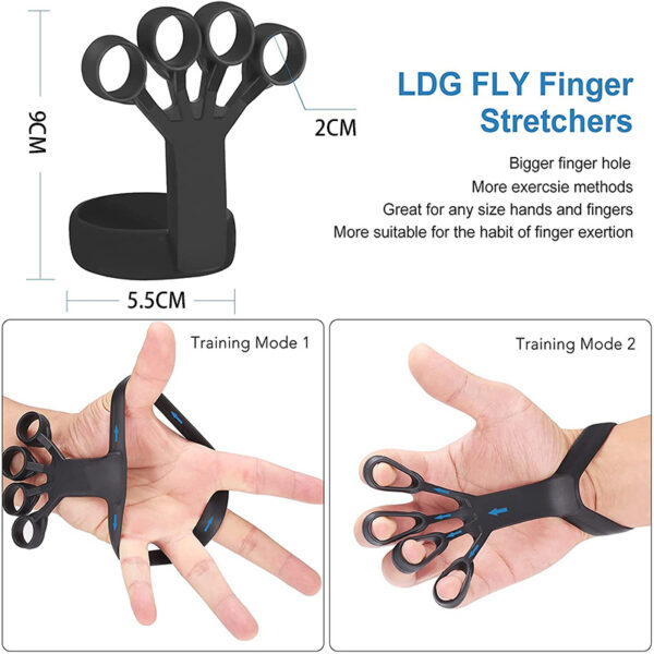 Silicone Grip Device Finger Exercise Stretcher Arthritis Hand Grip Trainer Strengthen Rehabilitation Training To Relieve Pain - Image 2