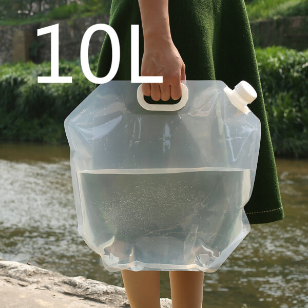 PVC Outdoor Camping Hiking Foldable Portable Water Bags Container - Image 2